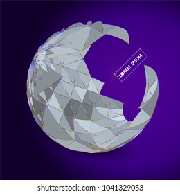 Future technology vector abstract structure
