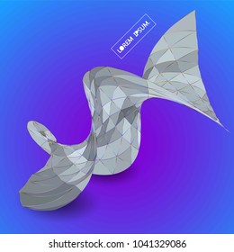 Future technology vector abstract structure
