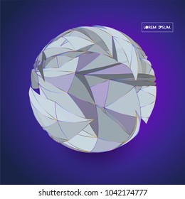 Abstrakte Struktur der künftigen Technologie