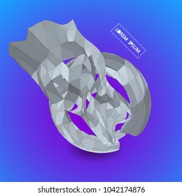 Futura tecnologia vetor estrutura abstrata