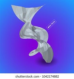 Future technology vector abstract structure