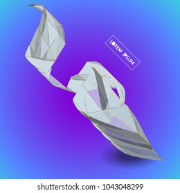 Future technology vector abstract structure