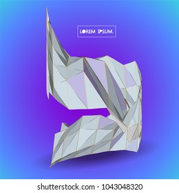 Future technology vector abstract structure