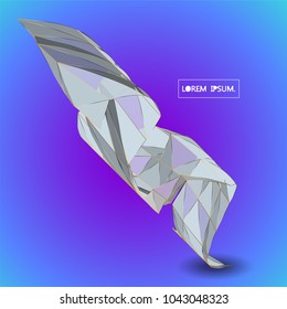 Future technology vector abstract structure