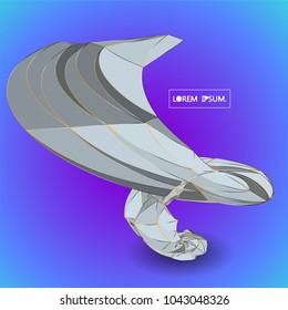 Future technology vector abstract structure