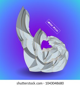 
Future technology vector abstract structure