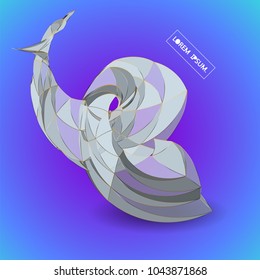 Future technology vector abstract structure