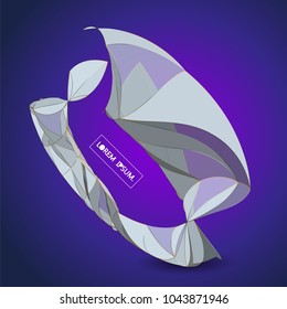 Future technology vector abstract structure