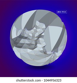 Future technology vector abstract structure
