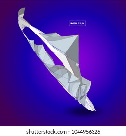 Future technology vector abstract structure