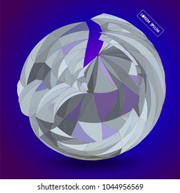 Future technology vector abstract structure