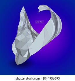 Future technology vector abstract structure
