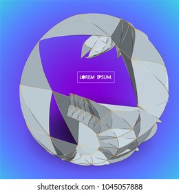 Future technology vector abstract structure