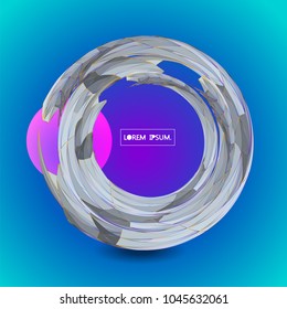 Future technology vector abstract structure