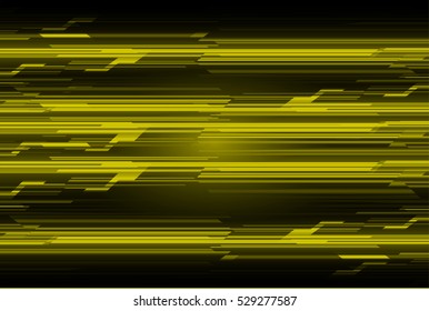 future technology, yellow cyber security concept background, abstract hi speed digital internet.motion move speed blur. pixel