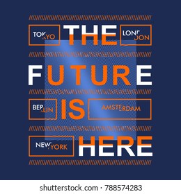 future typography graphic design,vector illustration artistic image