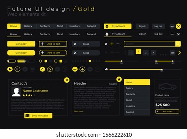 Future UI Web Design Elements Specially For Your Website