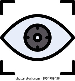 icono de línea de color de vector futuro