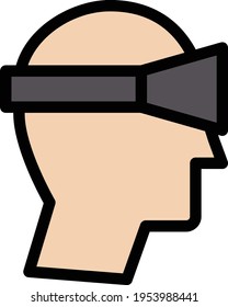 future vector colour line icon