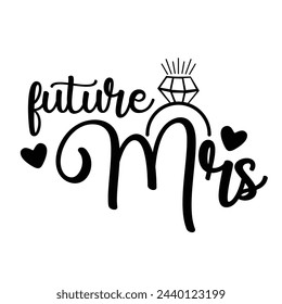 The future wife is a vector illustration