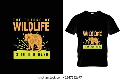 THE FUTURE OF WILDLIFE...T SHIRT DESIGN