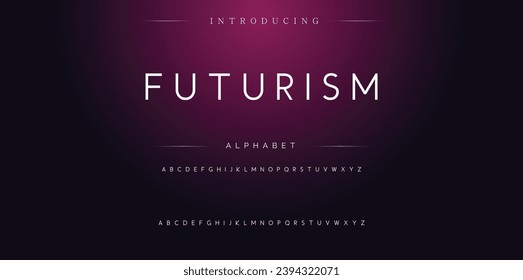 Futurism Elegant Font Uppercase Lowercase and Number. Classic Lettering Minimal Fashion Designs. Typography modern serif fonts regular decorative vintage concept. vector illustration