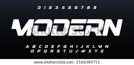 Futurism headline font glowing alphabet letters design. Digital cyber game logo typography. Futuristic typographic design for logo, headline, cover title, and monogram. Isolated vector typeset