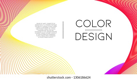 Futurist abstract vector background with hipster elements.. Colorful gradient geometric cover design. 3d shapes, liquid lines. Invitation templates set.  Magazine collage. Abstract lines.