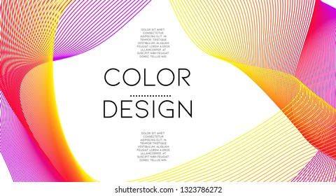 Futurist abstract vector background with hipster elements.. Colorful gradient geometric cover design. 3d shapes, liquid lines. Cover templates set. Corporate style. Abstract lines.