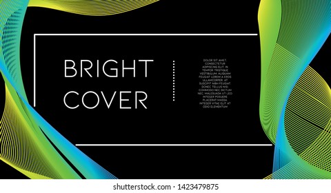 Futurist abstract vector background with hipster elements.. Colorful gradient geometric cover design. 3d shapes, liquid lines. Header templates set. Corporate style. Abstract lines.