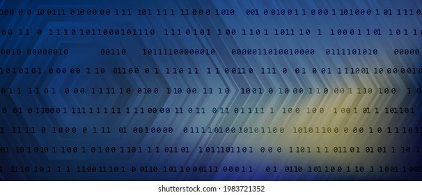 Futuristic 0 1 digits programming code tech vector background with fluid gradient. Zero, one numbers information decryption and encryption computer background. Hacker coding concept, row matrix vector