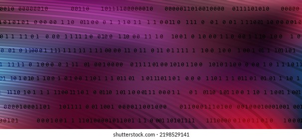Futuristic 0 1 digits programming code tech vector background with fluid gradient. Zero, one numbers cyber monday sale background. Hacker coding concept, row matrix vector