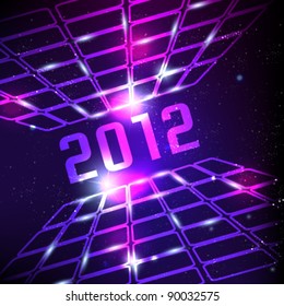 futuristic 2012 card vector background