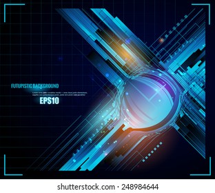  Futuristic 3D abstract design.