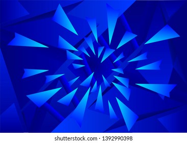 futuristic 3d background tearing away from reality creates the effect of flight
