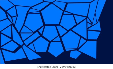 Futuristic 3D Polygonal Shape Design