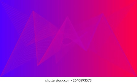 Futuristic Abstract Art with Glowing Lines