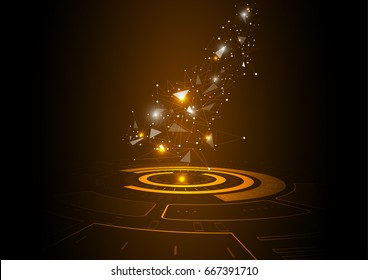 Futuristic abstract background