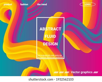Futuristic abstract background. Abstract 3d cover with bright gradient. Futuristic concept. Abstract background with bright gradient and light effect.