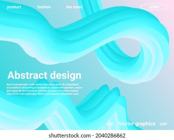 Fondo abstracto futurista. Resumen de la tapa 3d con gradiente brillante. Concepto futurista. Fondo abstracto con gradiente brillante y efecto luminoso.
