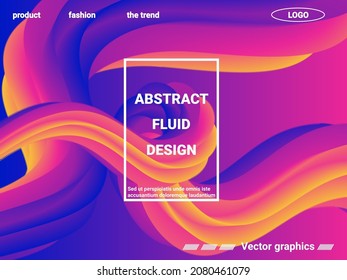 Futuristic abstract background. Abstract 3d cover with bright gradient.  Creative vector concept.  Modern graphic texture. Vector 3d illustration.