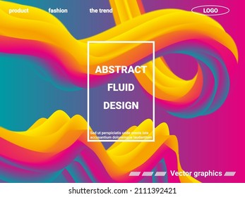 Futuristic abstract background. Abstract 3d cover with bright gradient. Futuristic concept. Abstract background with bright gradient and light effect.