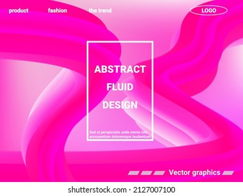 Futuristic abstract background. Abstract 3d cover with bright gradient.  Futuristic concept.  Modern graphic texture. Vector 3d illustration.