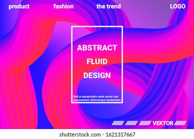 Futuristic Abstract Background. 3d  Abstract liquid fluid color shape. Creative vector concept.  Modern graphic texture. Vector 3d illustration.