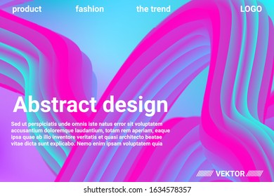 Futuristic Abstract Background. 3d  Abstract liquid fluid color shape. Creative vector concept.  Modern graphic texture. Vector 3d illustration.