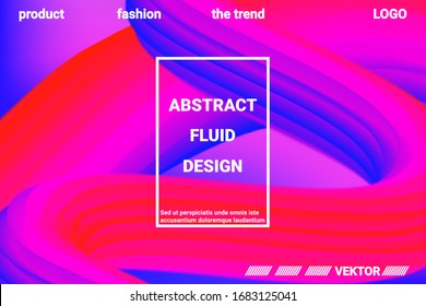 Fondo abstracto Futurista. 3 quinquies Forma abstracta del color del líquido. Concepto vectorial creativo.  Textura gráfica moderna.  Ilustración vectorial 3d.