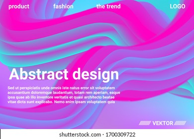 Futuristic Abstract Background. 3d  Abstract liquid fluid color shape. Creative vector concept.  Modern graphic texture. Vector 3d illustration.