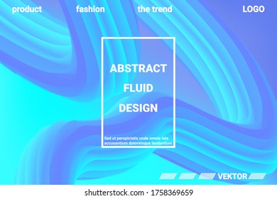 Futuristic Abstract Background. 3d  Abstract liquid fluid color shape. Vibrant Gradient.  Modern graphic texture. Vector 3d illustration.