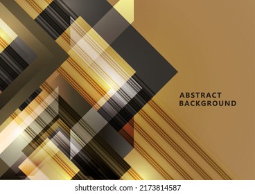 Fondo abstracto futurista con formas geométricas brillantes. Portada de la presentación de negocios de tecnología. Ilustración del vector