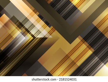 Futuristic abstract background with bright geometric shapes. Cover of technology business presentation. Vector illustration